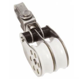 Barton Stainless Ball Bearing Block Double - Swivel