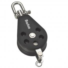 Barton Size 1 Plain Block Double Swivel & Becket