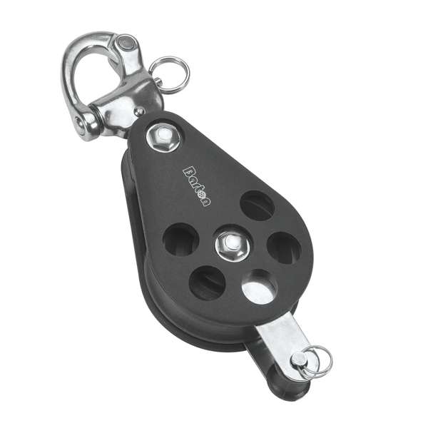 Barton Size 7 Plain Block Single Snap/Bkt