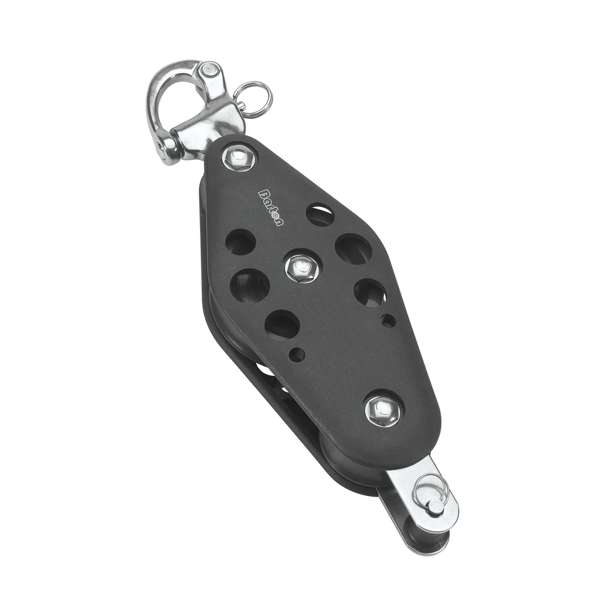 Barton Size 5 Plain Fiddle Block with Snap Shackle & Becket