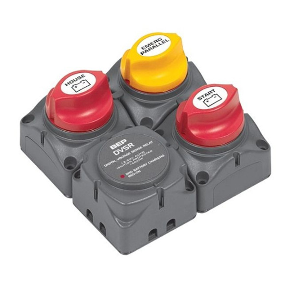 BEP 716-SQ-140A-DVSR Battery Distribution Cluster - 2 Batteries - Square