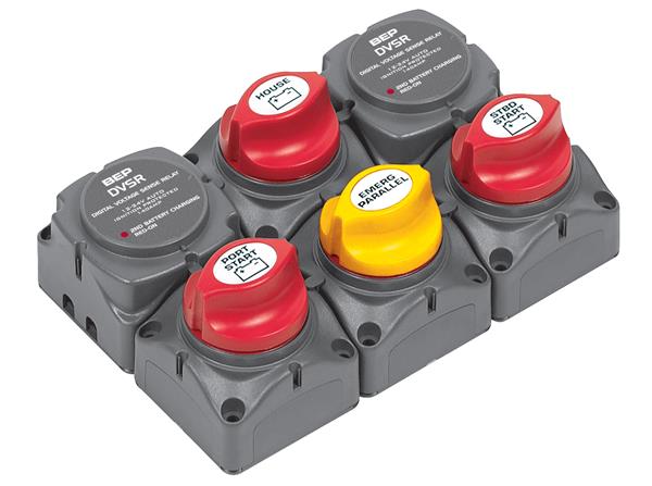 BEP Battery Dist Cluster Twin O/b  3 Batt (717-140A-DVSR)