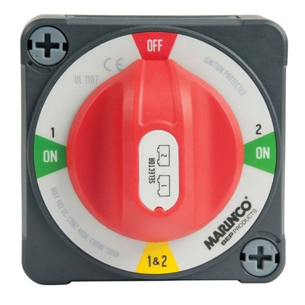 BEP PRO-Installer EZ-Mount Battery Switch - 400A - 1/2/BOTH/OFF
