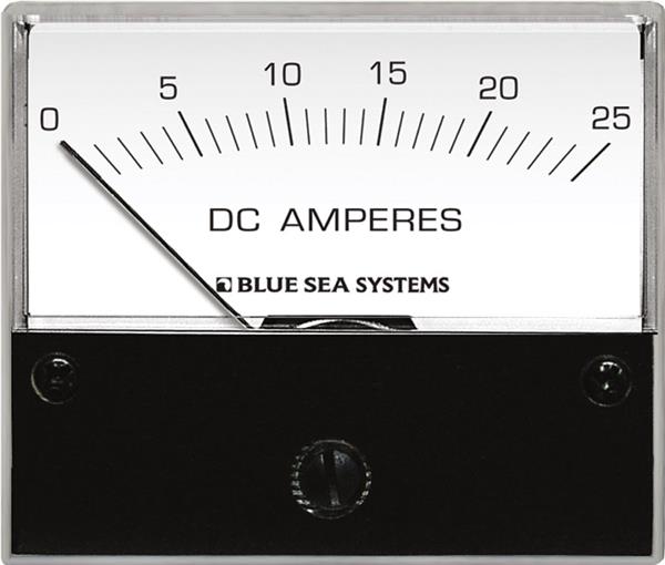 Blue Sea Ammeter Analog 0-25a Dc