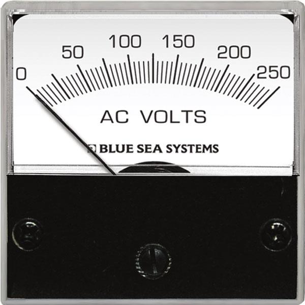 Blue Sea Analog Voltmeter Ac Micro 0-250v