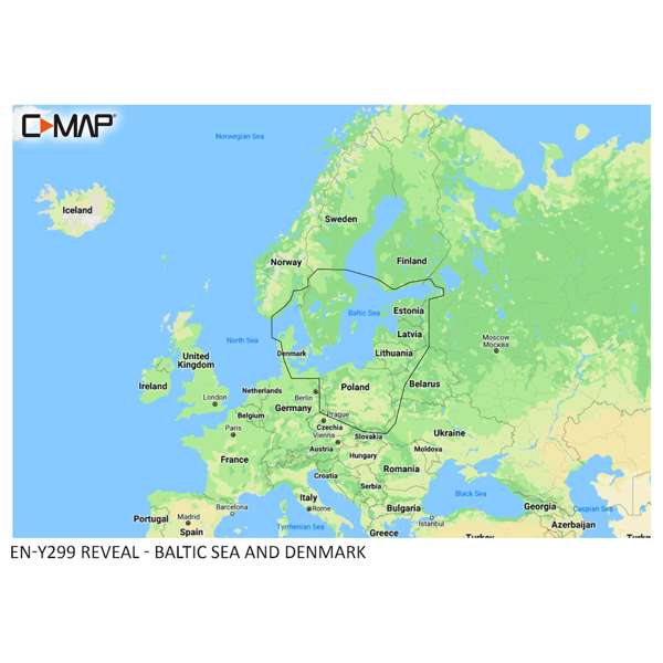 C-Map Reveal EN-Y299 Baltic Sea