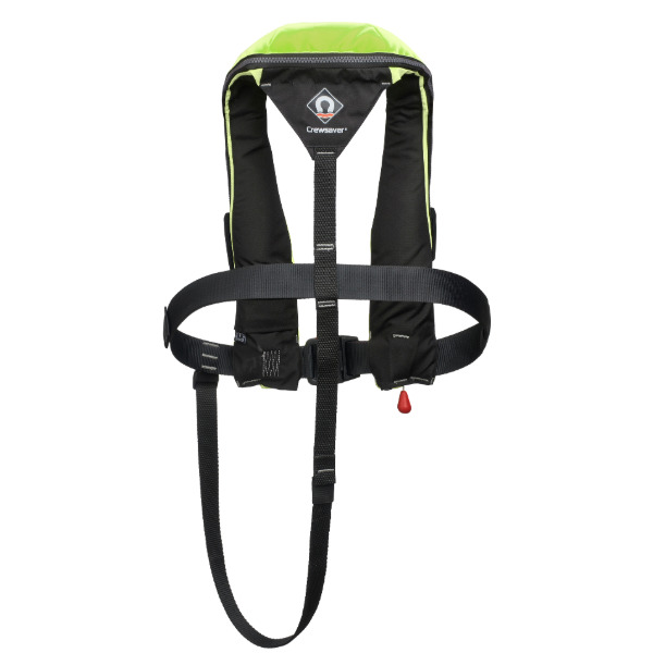 Crewsaver Crewfit 165N Sport Life Jacket - Automatic With Harness - Neon Yellow - Image 2