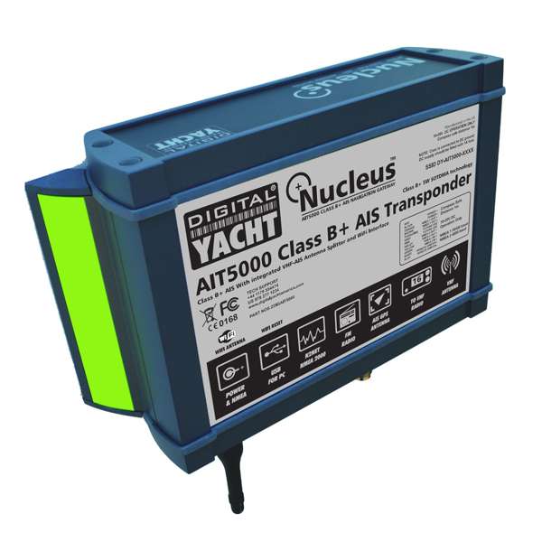 Digital Yacht AIT5000 Class B+ 5W SOTDMA AIS Transponder With Splitter And WIFI