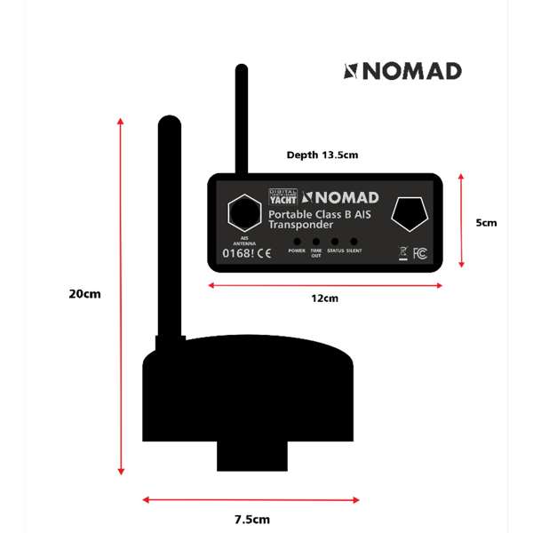 digital yacht nomad portable ais