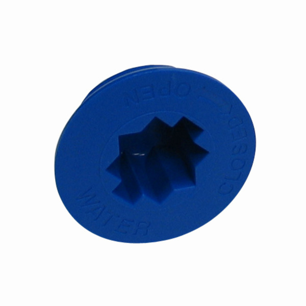 Easy Marine Spare Delrin Filler Cap - Water - Blue - XD103