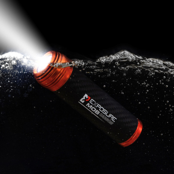 Exposure Crew Carbon Floating Torch / Search Light c/w Water Activated Strobe - 1000 Lumen - Image 2