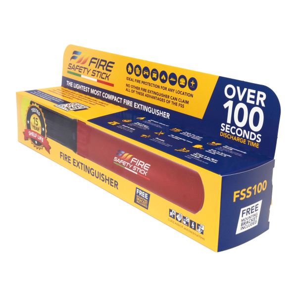 Fire Safety Stick FSS-100 Portable Fire Extinguisher - 100s Discharge - Image 2