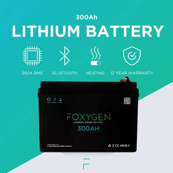 Foxygen 300Ah Lithium Battery with Bluetooth & Heating - Image 4