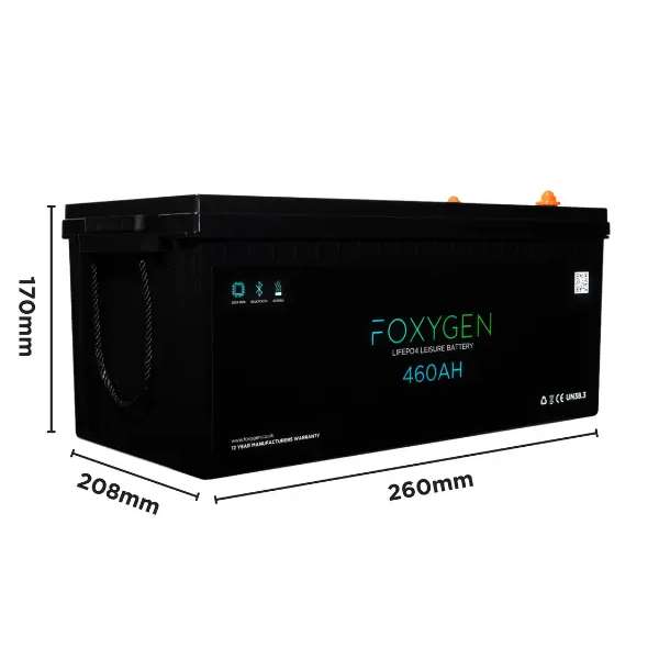 Foxygen 460Ah Lithium Battery with Bluetooth & Heating - Image 2