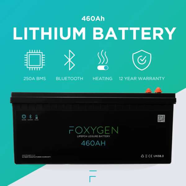 Foxygen 460Ah Lithium Battery with Bluetooth & Heating - Image 4