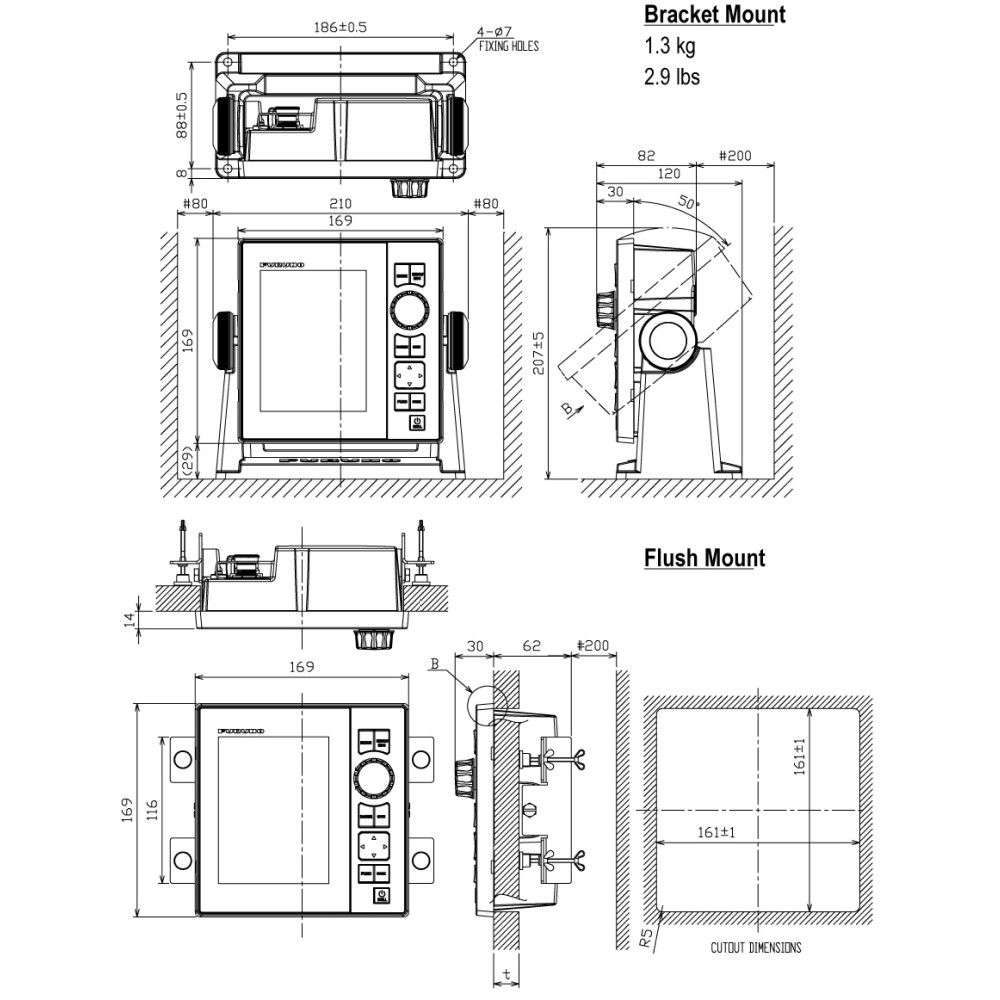 Furuno FCV-600 5.7 Inch Colour Sounder - Image 3
