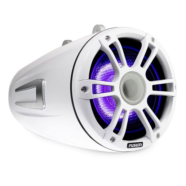 Fusion Sg Flt8spw 330w 8 8 Inch Signature Wake Tower Speakers Sports White 010 01