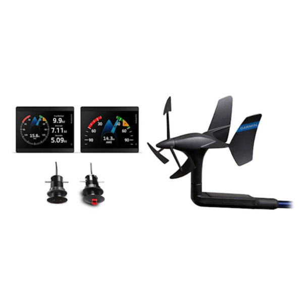 Garmin GMI 40 Wind / Speed / Depth System c/w GDT43/GST43 / Wireless gWind2 - Twin Display Garmin GMI 40 Wind / Speed / Depth System c/w GDT43/GST43 / Wireless gWind2 - Twin Display