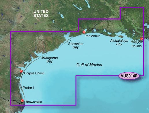 Garmin G3 Vision Regular - Vus014r - Morgan City To Brownsville