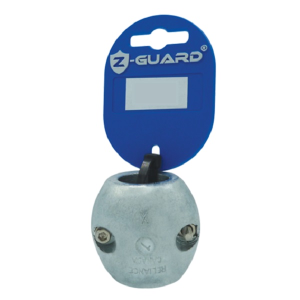 Z-Guard ZGSA30MM Zinc Shaft Globe Anode - 0.8kg - Dia: 64mm