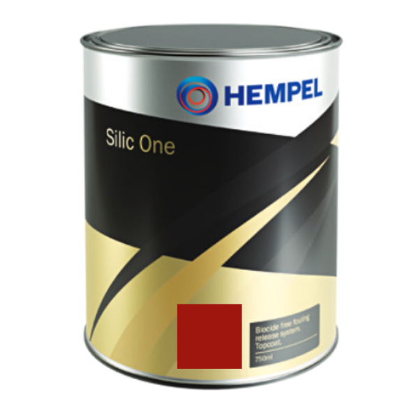Hempel Silic One Biocide Free Antifouling Paint - Red - 750ml