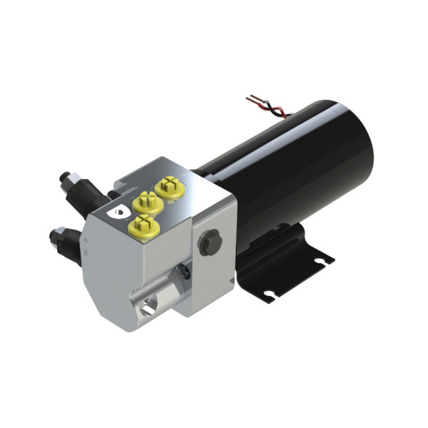 Hy-Pro PR+06-12-RX/X Hydraulic Autopilot Pump c/w Relief Valves - 0.6 L/min - 12V / 25W
