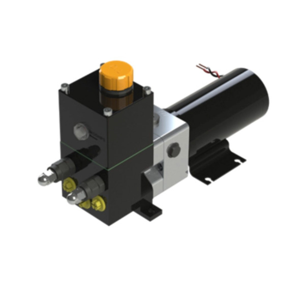 Hy-Pro PR+10-24-RRV Reversing Pump c/w Reservoir / Relief Valves - 24V/100W - 1.0 L/min