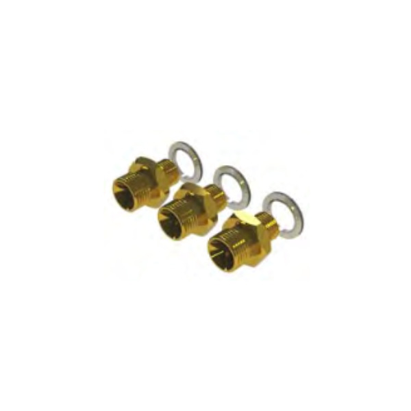 Hy-Pro R2377-38 G1/4 BSP to G3/8 BSP Adaptor Set - 3-Pack