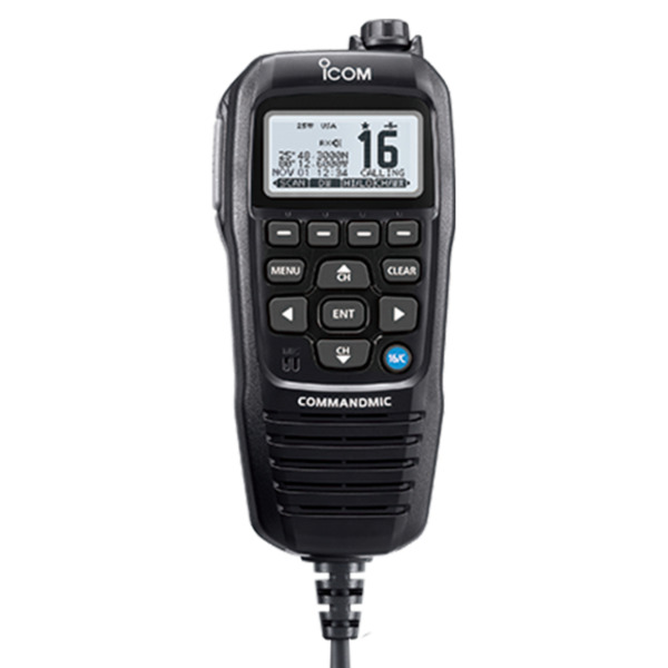 Icom HM-229B Command Mic Remote-Control Microphone - Black