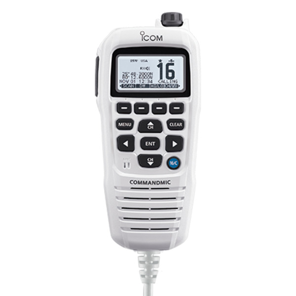 Icom HM-229W Command Mic Remote-Control Microphone - White
