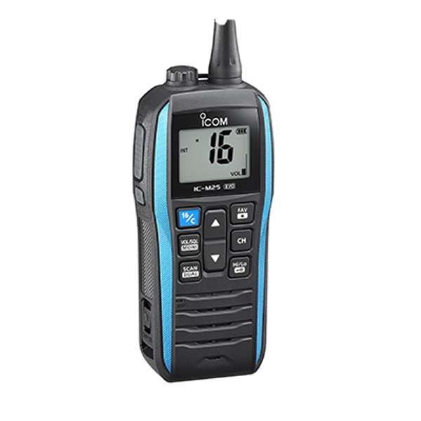 Icom M25 EVO Floating VHF Handheld Transceiver - Blue