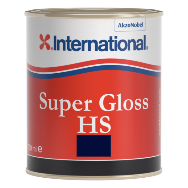 International Super Gloss HS Marine Paint - Atlantic Blue - 750ml