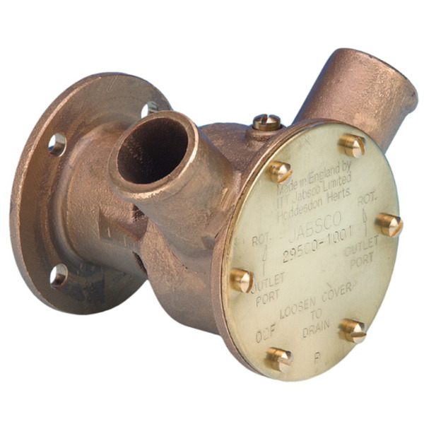 Jabsco 29500-1001 Engine Cooling Pump - Bronze - Size 40 - Flange Mounted - 28mm Hose Ports
