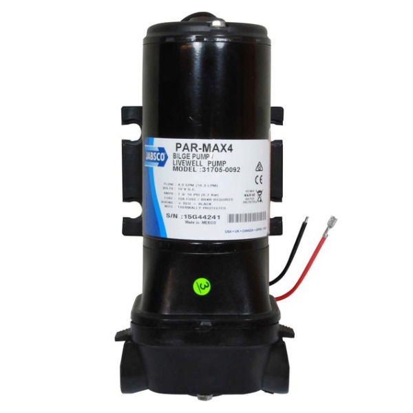 Jabsco Par-Max 4 Electric Diaphragm Bilge Pump - 16LPM - 24V - Image 3