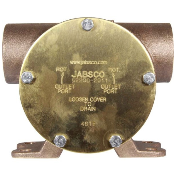 Jabsco 52200-2011 Engine Cooling Pump - Bronze - Size 200 - Foot Mounted - 1.5in BSP Ports - Image 5