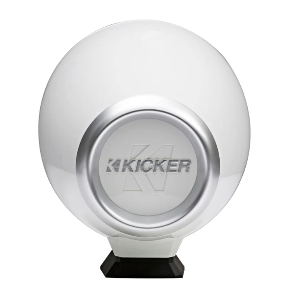Kicker KA46KMFC65W Flat Mount Tower Coaxial Speaker System c/w LED - 6.5 Inch / 165mm - White - Image 4