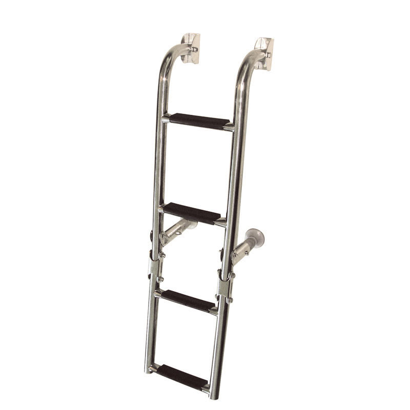 Folding Ladder. 2+2 Steps. Inox 316. 180x760mm