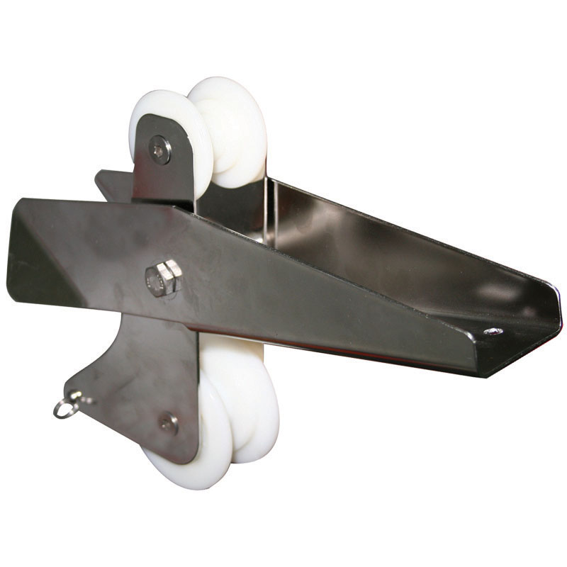Hinged Bow Roller. Inox 316. L: 328mm.h236mm