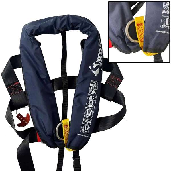Lalizas Sigma 170N Lifejacket Automatic With Harness - Navy