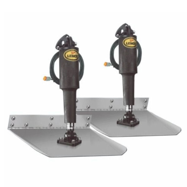 Lenco Trim Tab Kit - No Switch - 12in x 12in / 30.48 x 30.48cm