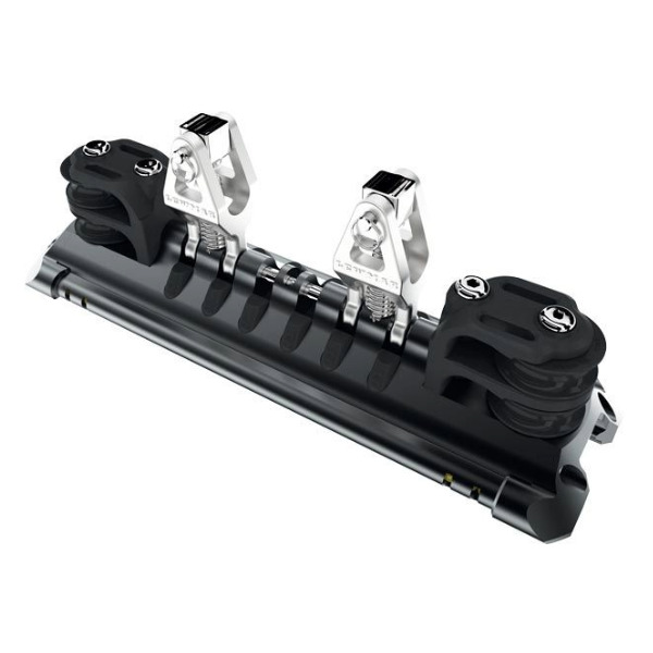 Lewmar Size 2 TB Long Car, 2 x Size 2 Upstands & 2 Double CL Sheaves