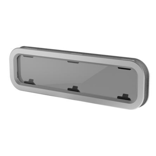 Lewmar Standard Opening Portlight - Size 4 - Grey / White Trim