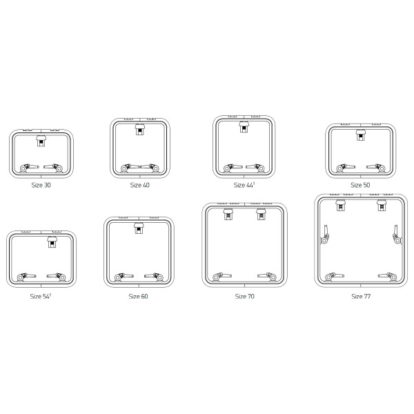 Lewmar Medium Profile Hatch - Size 50 - Image 2