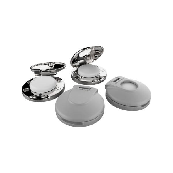 Lewmar Custom Deck / Foot Switch - Blasted Stainless Steel - Open