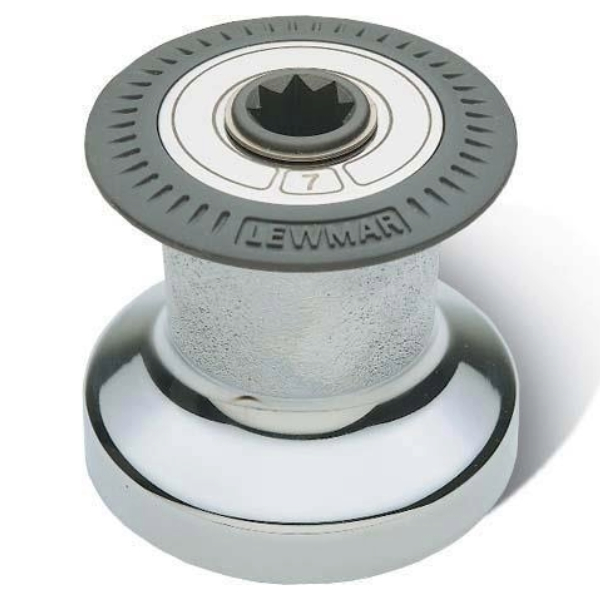 Lewmar Standard Winch - 1 Speed - Size 7 - Chrome