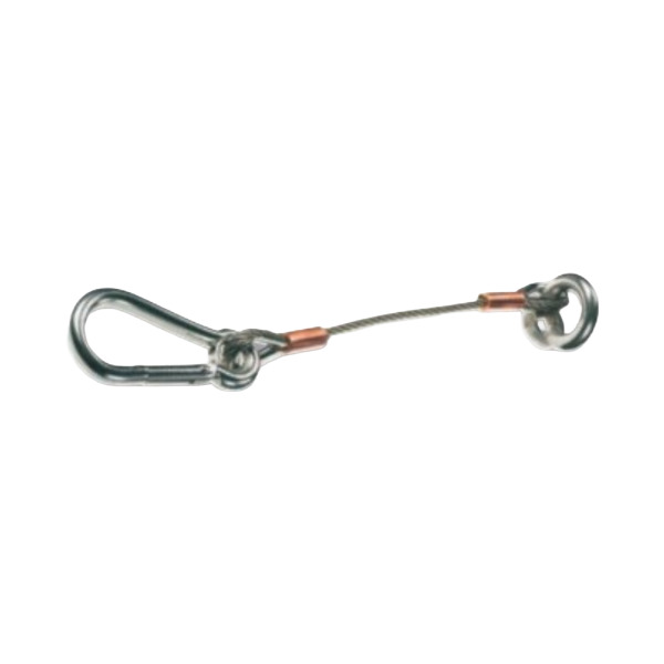 Lewmar Safety Anchor Strap c/w 6mm Carabiner - 3mm Wire / 70kg SWL