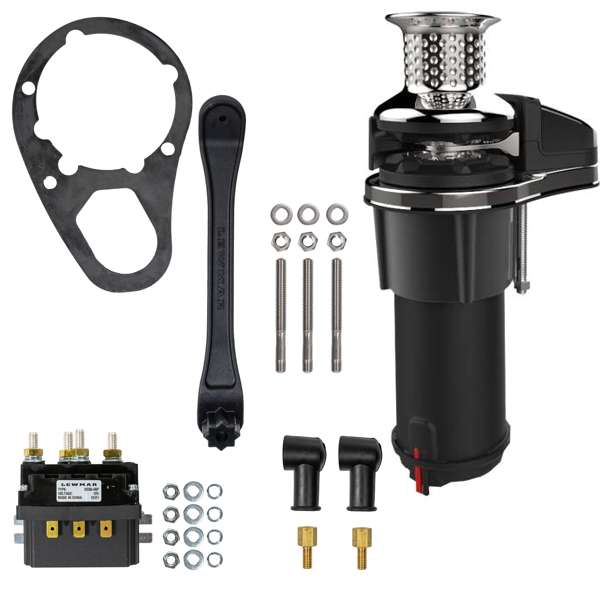 Lewmar VX1L GD Vertical Windlass c/w Drum - 12V / 500W - 8mm DIN / ISO Gypsy - Standard Kit - Image 2