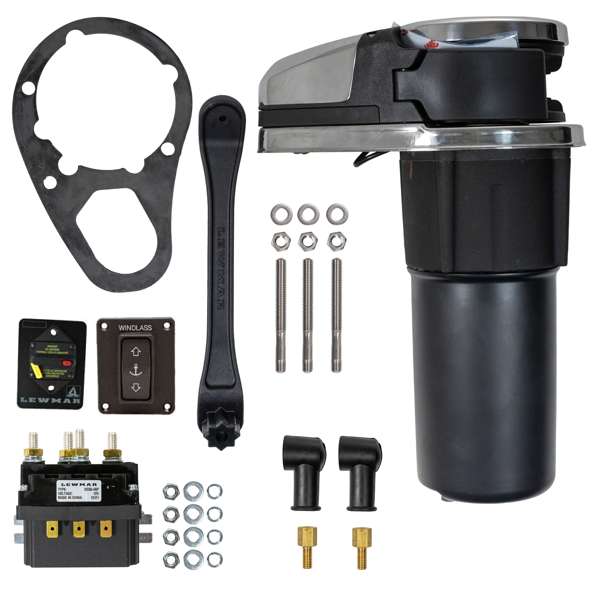 Lewmar VX1L GO Vertical Windlass - 12V / 500W - 8mm DIN / ISO Gypsy - Extended Kit - Image 2