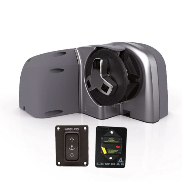 Lewmar HX1 GO Horizontal Windlass - 12V / 800W - 8mm Gypsy - Extended Kit