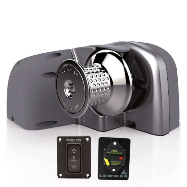 Lewmar HX1 GD Horizontal Windlass - 12V / 500W - 6/7mm Gypsy c/w Drum - Extended Kit